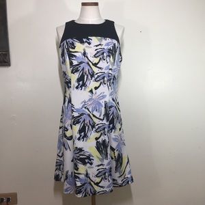 Chaps women’s dress black/ white Sleeveless